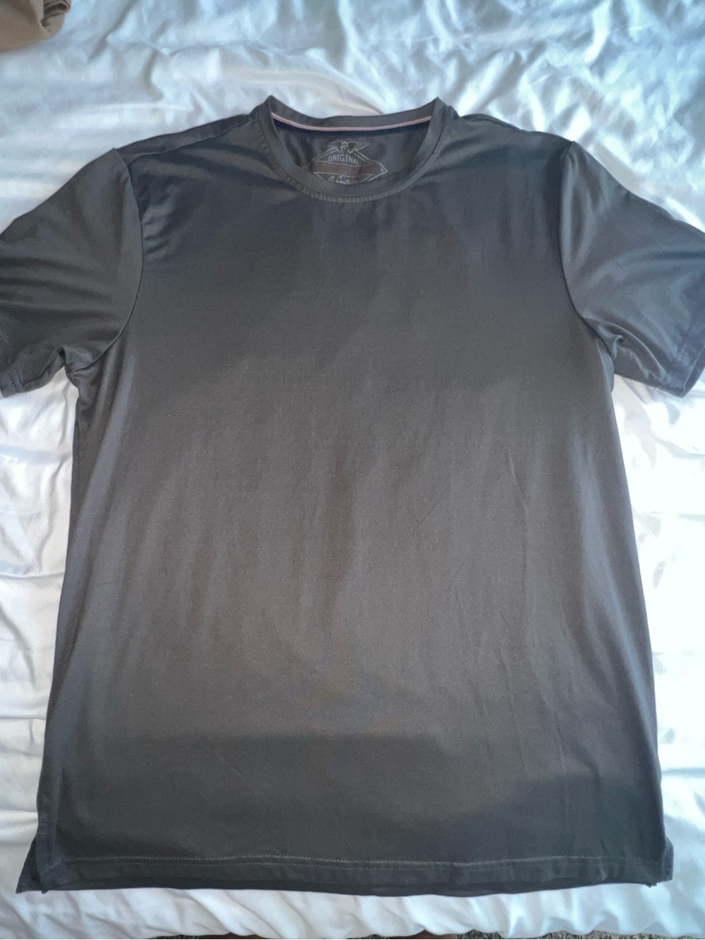 Original Weatherproof Vintage Men's Short Sleeve Crew Tee - Dark Charcoal